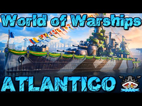 Atlantico im "HARDCORE SECONDARY TEST!!!" *Werftschiff* ⚓️ in World of Warships 🚢