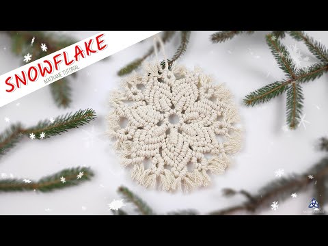 DIY Macrame Christmas Tree Decoration EASY Christmas Crafts