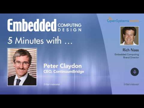 Five Minutes With?Peter Claydon, CEO, ContinuumBridge