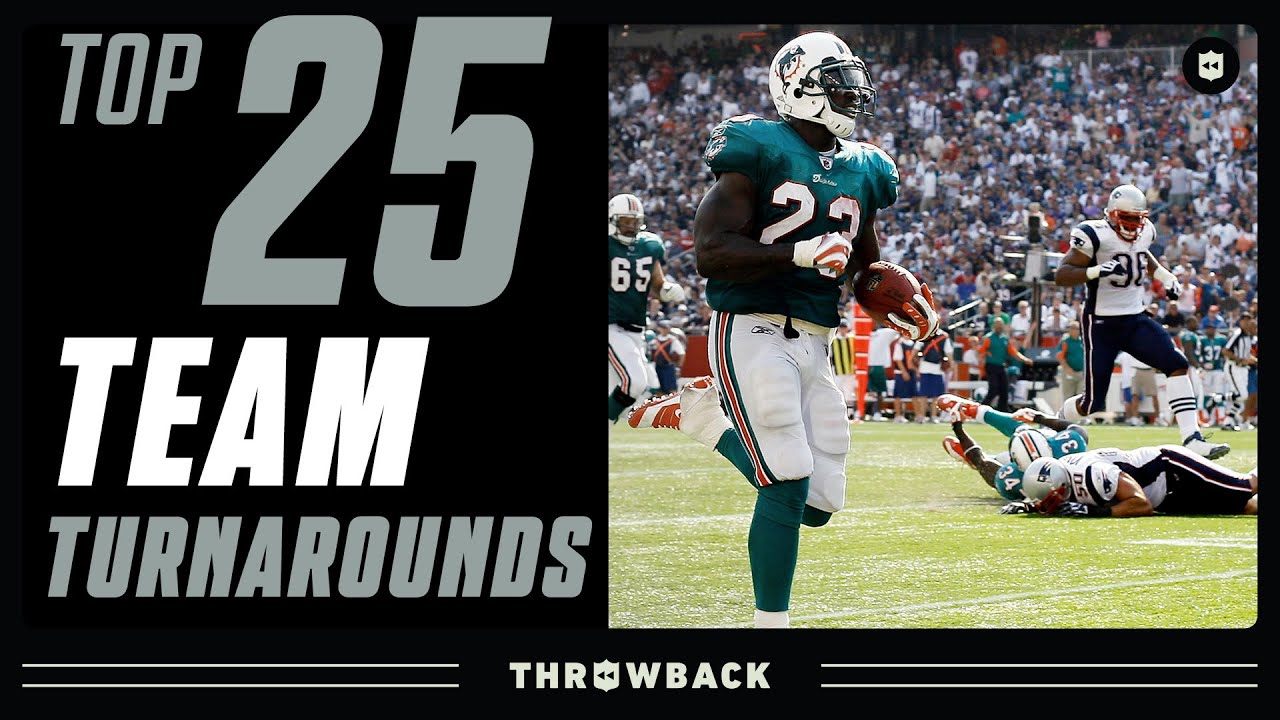 Top 25 Team Turnarounds in NFL History!