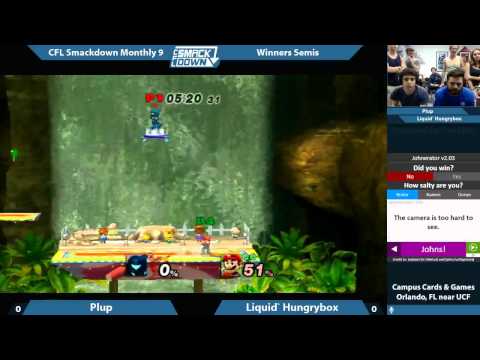 CFL Smackdown x9 P:M - Winners Semis - Liquid`Hungrybox vs Plup