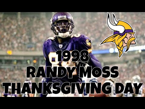Randy Moss Highlights 1998 Thanksgiving Day