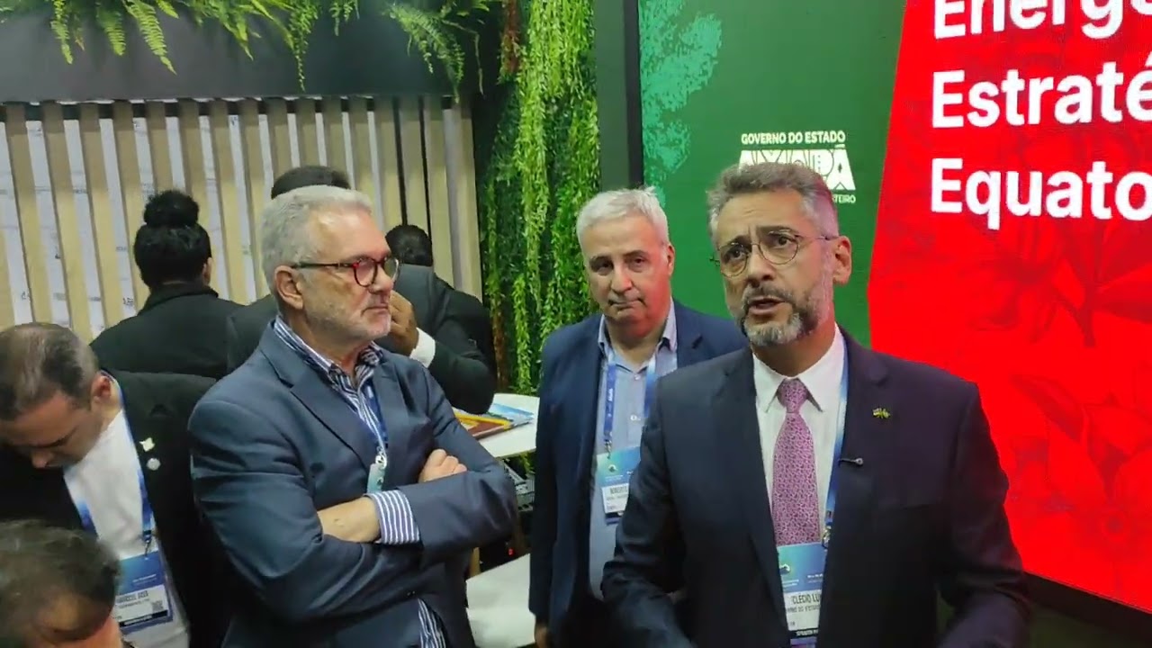 Governador do Amapá, Clécio Luís, na OTC no Rio de Janeiro, articulando a economia petrolífera do AP