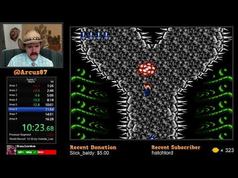 Super C NES speedrun in 16:27 by Arcus