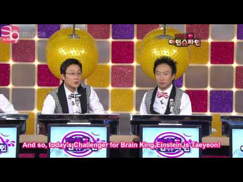 [071216] Brainking Einstein - SNSD TaeNy (en) Part 7/7