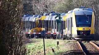 Choque frontal de 2 trenes en Dinamarca deja varios heridos
