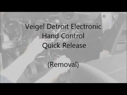 Veigel Detroit Electronic Hand Controls - Quick Release system