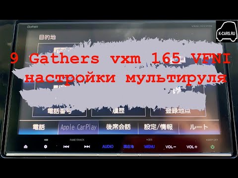 9 Gathers vxm 165 VFI,VFEI,VFNI настройки мультируля