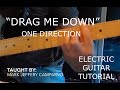 "Drag Me Down" One Direction - Electric Guitar ...