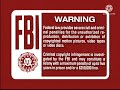 Red FBI Warning Screens 2000 2003
