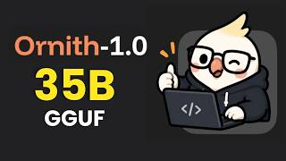 Ornith 1.0 35B in GGUF - Beats Models 10x Its Size - Run Locally