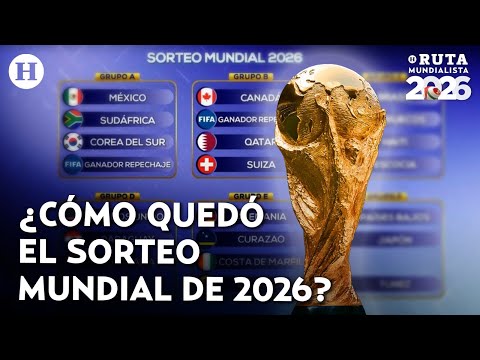 ¡Listos los partidos del Mundial! Así quedaron conformados los grupos de la Copa del Mundo 2026