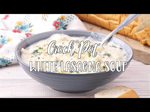 Crock Pot White Lasagna Soup