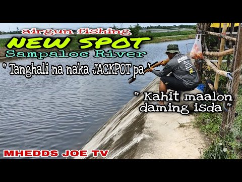 AIRGUN FISHING/NEW SPOT DAMING ISDA KAHIT MAALON/MHEDDS JOE TV/VLOG# 122