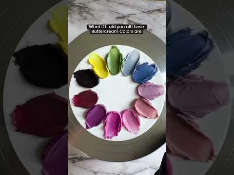 How to Color Buttercream with Natural Food Coloring 🌱✨ #FunkyBattercream Want to achieve stunning