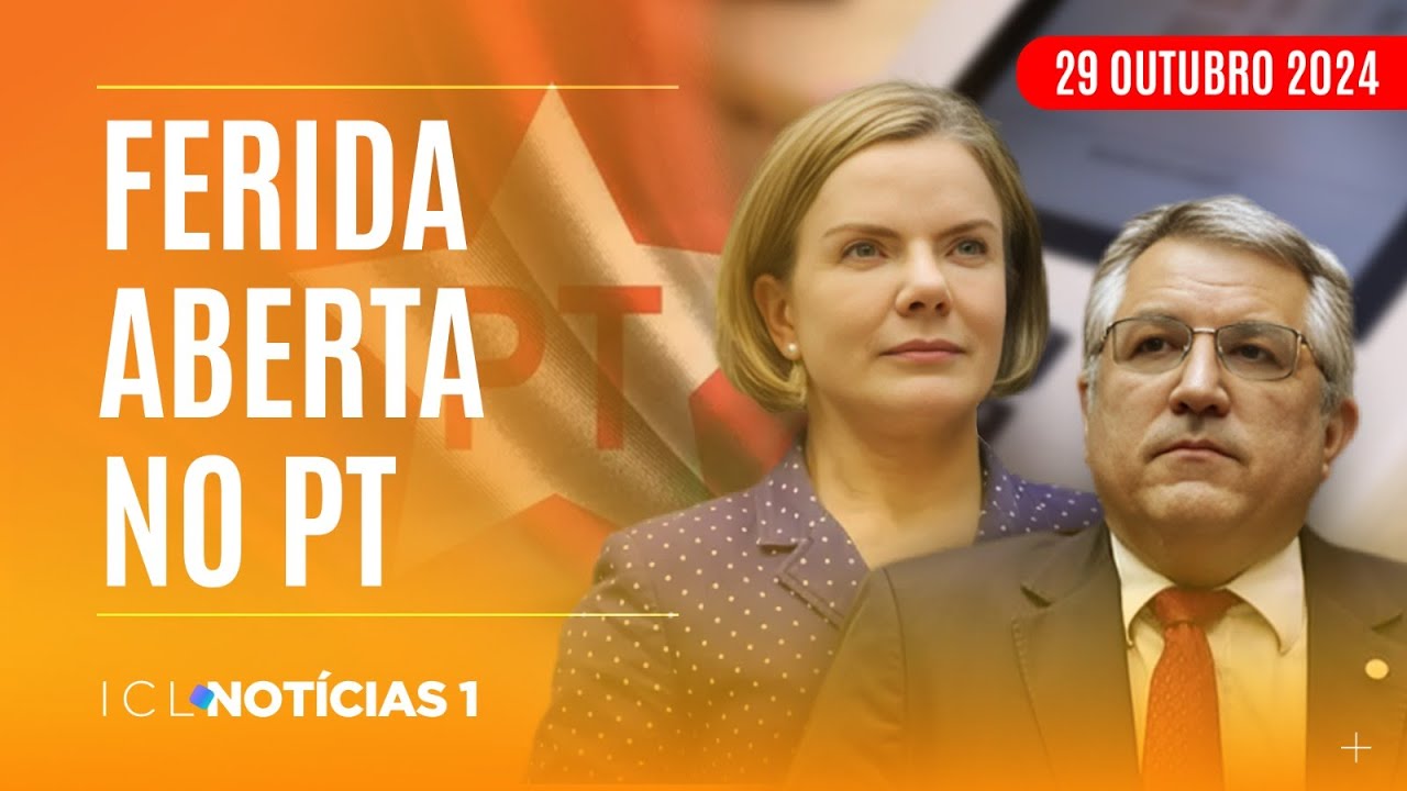 ICL NOTÍCIAS - 29/10/24 - APÓS FRACO DESEMPENHO ELEITORAL, PARTIDO LAVA ROUPA SUJA EM PÚBLICO