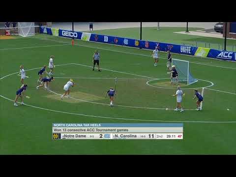 Taylor Moreno vs. Bridget Deehan Save Edit - ACC Semifinal 2021 - Notre Dame vs. North Carolina