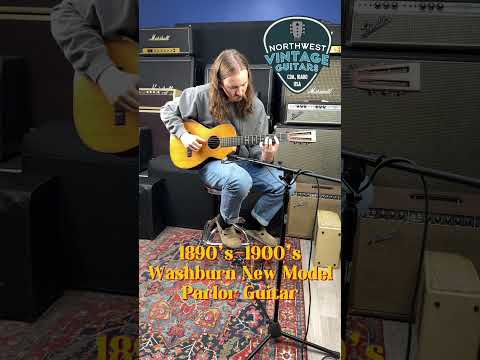 *Video* 1900's Washburn New Model Parlor Brazilian Rosewood image 26