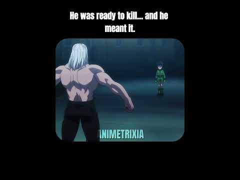 Gon shows Morel a glimpse of the monster inside him 🥶💀 #anime #shorts