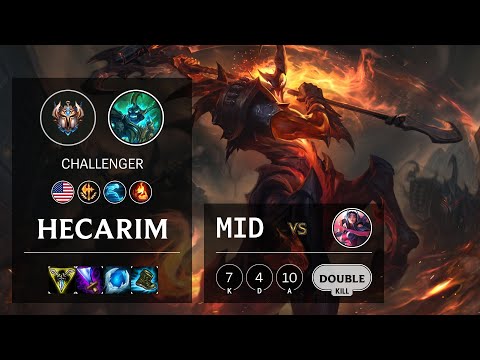 Hecarim Mid vs Irelia - NA Challenger Patch 10.13