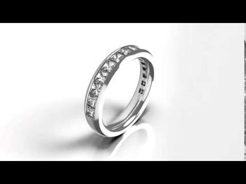Princess Cut Diamond Eternity Ring