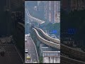 Light Rail Transit Intersection In Chongqing A Mountain City In China Travel Discoverchina China