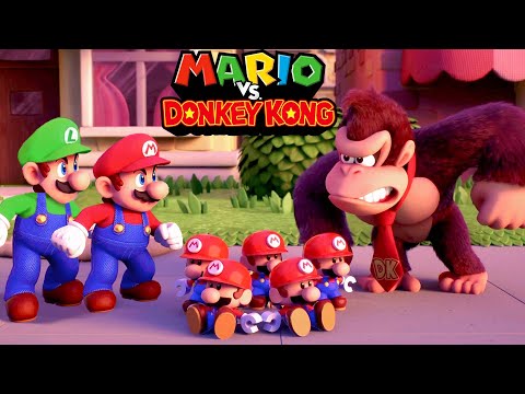 Mario vs Donkey Kong 2-Player Co-op - Full Plus Game Walkthrough