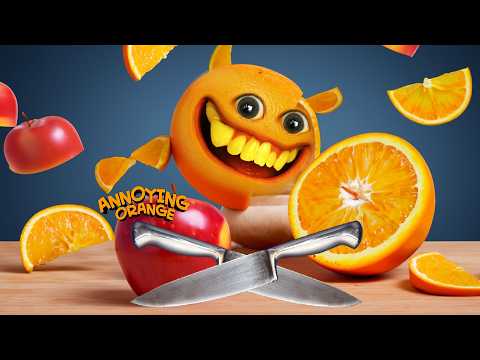 惱人的橙子--史詩級食物大戰超級剪輯 (Annoying Orange - Epic Food Battles Supercut)