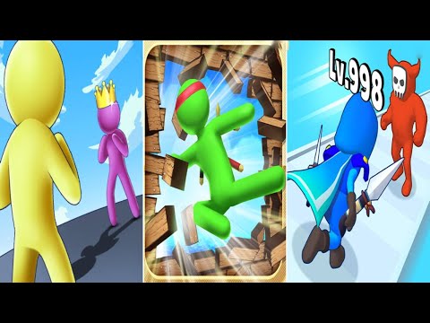 GIANT RUSH vs KUNG FU RUNNER vs SOLO LEVELING HIT & RUN - Triple Game