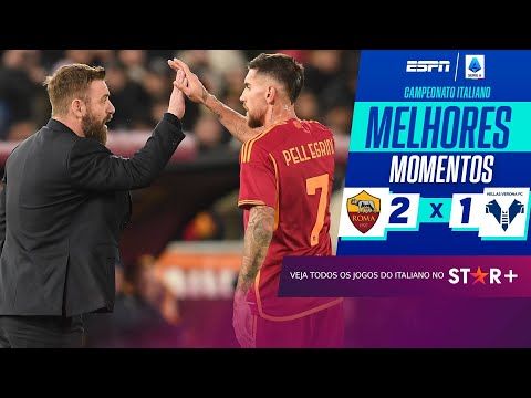 Gols e lances de Roma x Hellas Verona