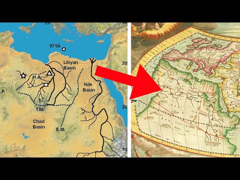 Uralte Karten zeigen Flüsse mitten in der Sahara!
