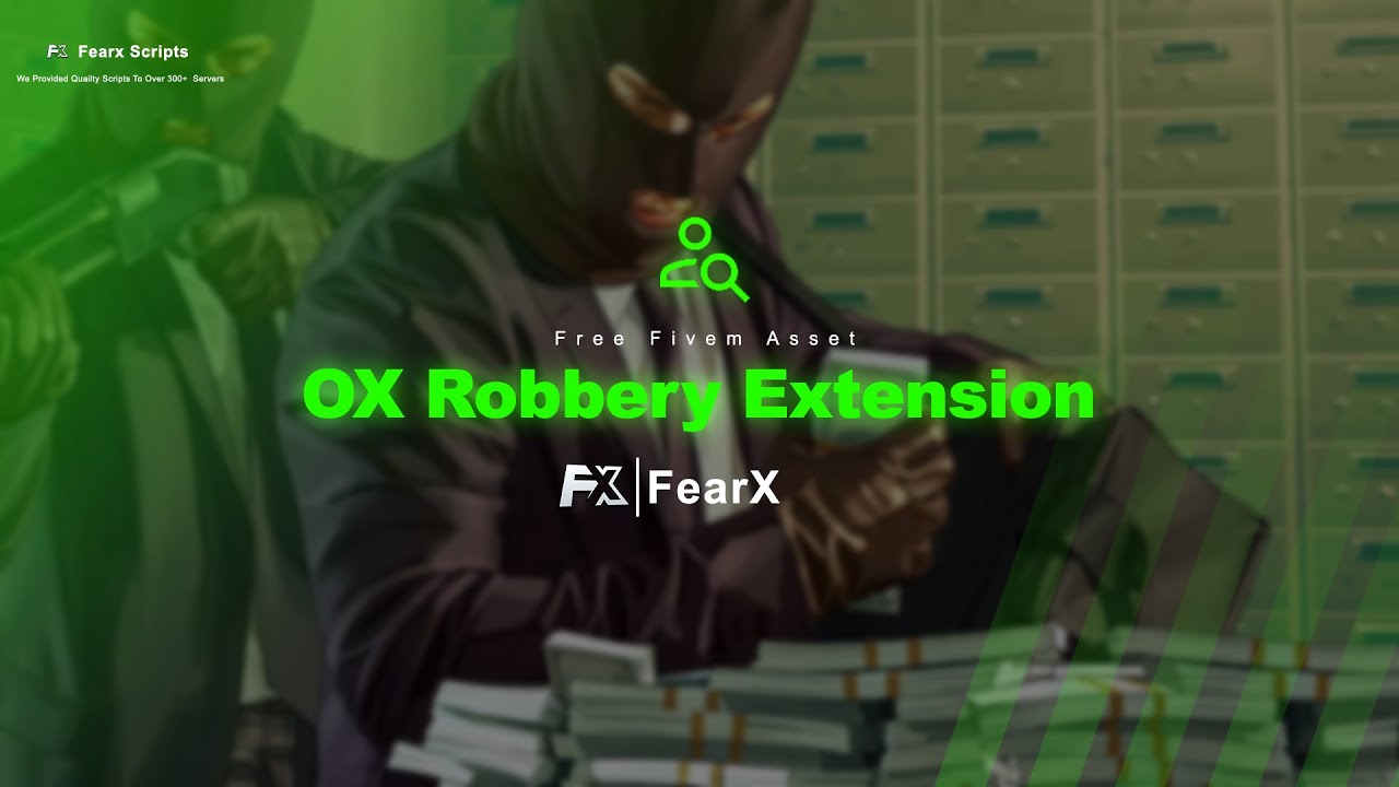 [FREE] Ox Inventory Robbery Extension V2 - FiveM Releases - Cfx Forum