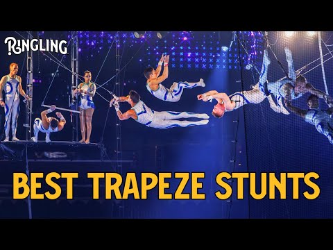 Craziest Trapeze Stunts! | Ringling®️