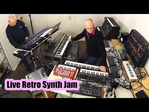 Live Retro Synth Jam (Back to the future of 1973 Berlin School of Electronic Music)