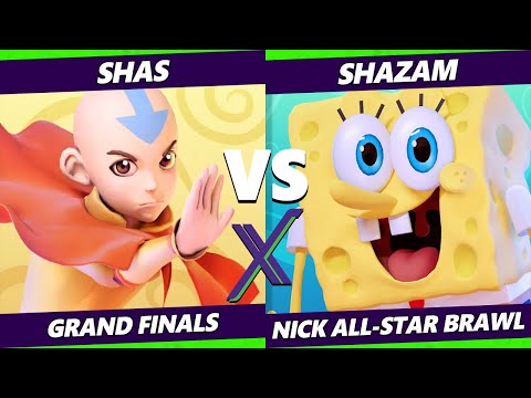 S@X 425 GRAND FINALS - Shas (Aang) Vs. Shazam (Spongebob) NASB Nickelodeon All-Star Brawl