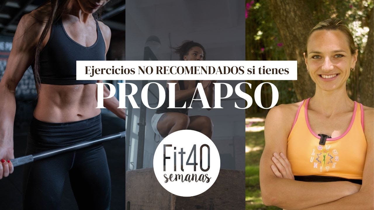 Ejercicios NO RECOMENDABLES si tienes prolapso