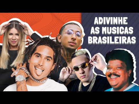 ADIVINHE AS MÚSICAS BRASILEIRAS  🎤🎵 (QUIZ DE MÚSICAS)