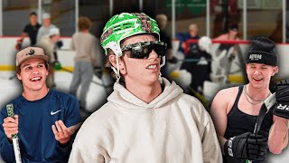 Playing Hockey With My Fans!