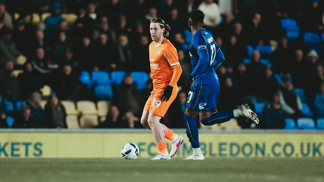 A Wimbledon vs Blackpool Highlights