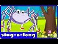 Itsy Bitsy Spider Incy Wincy Spider Nursery Rhymes With Lyrics By HooplaKidz Sing A Long