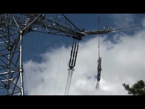 [K-MAX] 765kV 송전선로 헬기 잠바취부