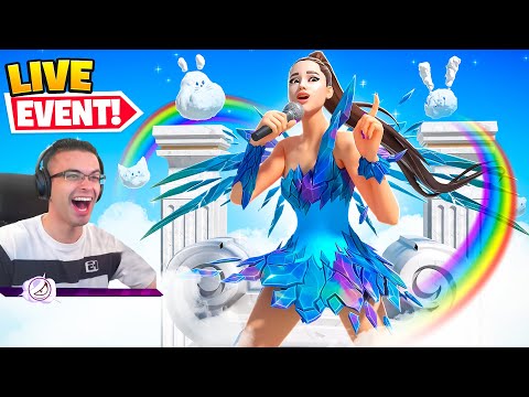 Nick Eh 30 reacts to Ariana Grande Fortnite CONCERT!