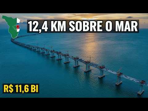 A MAIOR Ponte Sobre o Mar da América Latina Começou a Nascer na BAHIA (12,4 KM)