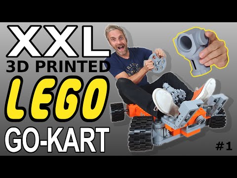 Watch An Animatronics Engineer Create A Giant, 3D-Printed LEGO Go-Kart