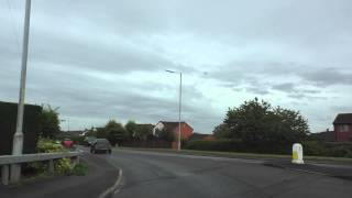 preview picture of video 'Driving Along St Peter's Drive, Broomhall Way & Bath Road, Worcester, England'