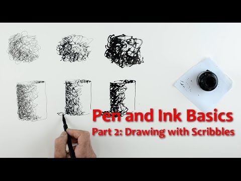 Pen and Ink Beginners PART 1 How to Draw using Lines and Pen and Ink