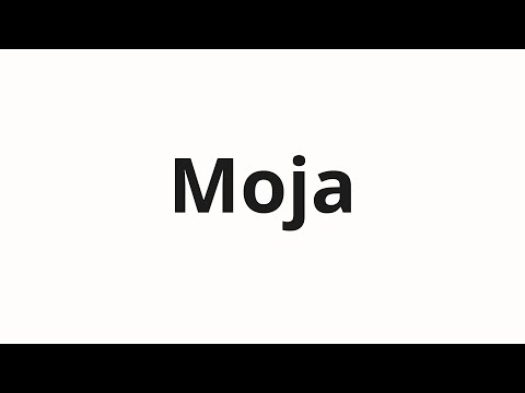 How to pronounce Moja | Мoя (Moya in Russian)