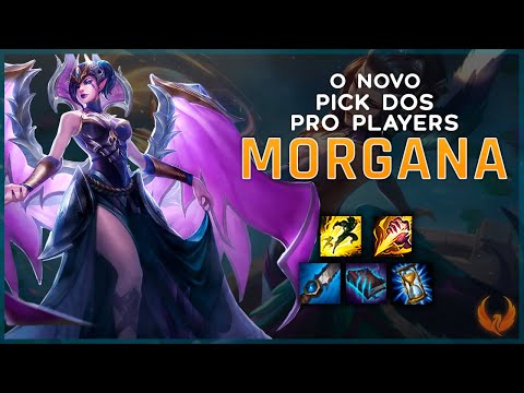 O NOVO PICK DOS PRO PLAYERS *CLEAR E GANK ROUBADOS* - MORGANA JUNGLE GAMEPLAY [PT-BR]