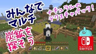 スイッチ版マインクラフト！炭鉱を探す！雑談ＯＫ！マイクラ！Minecraft