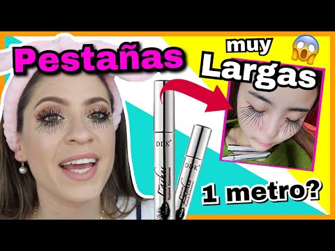 PROBANDO MASCARA VIRAL QUE ALARGA LAS PESTAÑAS HASTA 1 METRO | NatyGloss